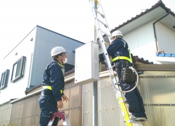 岡山市浦安地区カメラ工事２－１