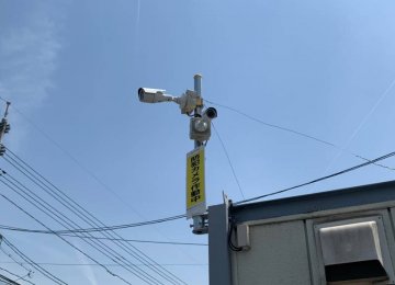 防犯カメラ工事in岡山市