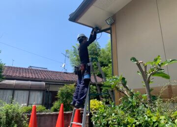 カメラ工事　in　福岡県糟屋郡