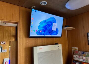 テレビの壁掛け