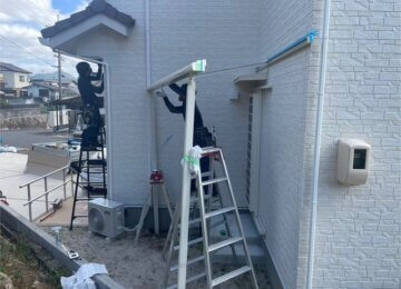 防犯カメラ&テラス施工